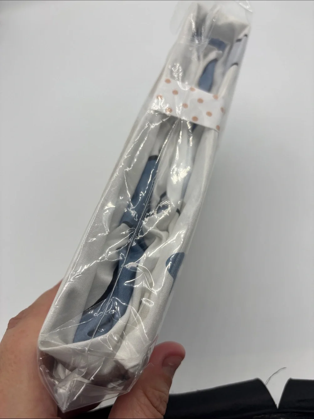 Ever & Ever Photo Op Nautical Starfish Fitted Cotton Crib Sheet - Blue and White